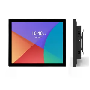 smart IPS screen Android tablet industrial Panel all in one computer PC Ubuntu LCD touch monitor 15"17"19" inch for automation