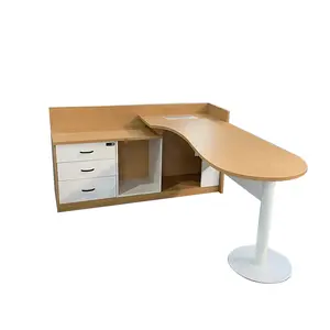 Doctor's consultation table workbench hospital computer table single storage desk doctor's consultation table wooden diagnosis