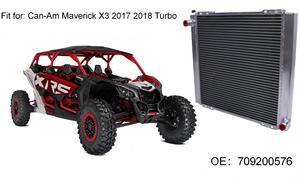 Piezas y accesorios para ATV, Enfriador de motor soldado TIG, radiador de aluminio completo para 709200576 <span class=keywords><strong>Can</strong></span> <span class=keywords><strong>Am</strong></span> <span class=keywords><strong>X3</strong></span> <span class=keywords><strong>Maverick</strong></span> 2017 <span class=keywords><strong>2018</strong></span> Turbo - Product Image 4