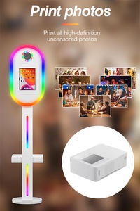 كشك تصوير سيلفي آيباد مع هيكل معدني وقدرة تحمل 200 كجم للحفلات وفعاليات الزفاف - Product Image 3