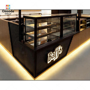 Mostradores Modernos para Cafetería con LED, Diseño Ecológico y Personalizable para Muebles de Bar y Decoración Interior de Tiendas de Té de Burbujas - Product Image 4