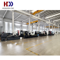 Torno horizontal CNC de alta precisión CK6163, completamente automático, con sistema de control Fanuc GSK opcional.
