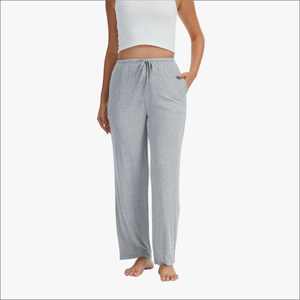 Pantalons de pyjama en bambou pour femmes, pantalons de détente décontractés pour femmes, pantalons de détente en bambou personnalisés pour femmes, pantalons de pyjama de haute qualité - Product Image 1