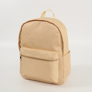Sac à dos décontracté en nylon pour adolescents, imperméable, avec patchs DIY, noir, rose, multicolores - Product Image 3
