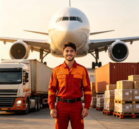 Logistique Intermodale Professionnelle Aérienne + Express Chine-UE DDP Livraison Porte-à-Porte Préparation Amazon FBA Stockage Étiquetage Retour Manutention Inversée