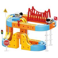 Set de Bloques de Construcción Magnéticos Versátiles, Juguete de Ensamblaje Creativo DIY, Kit de Pista de Tren 3D, Juguetes Educativos para Niños
