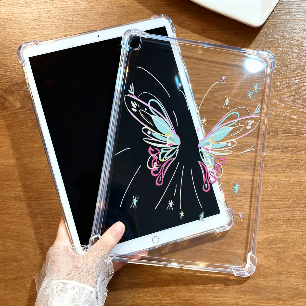Tablet High-Transparency Shockproof Case - Transparent