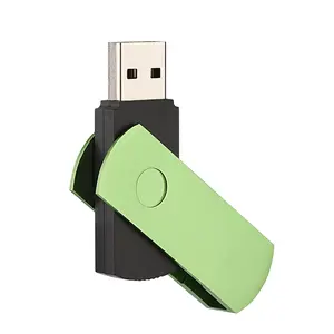 Swivel فلاشة محرك أقراص USB 3.0 سعة 32 جيجابايت وذاكرة تخزين 64 جيجابايت و32 جيجابايت و16 جيجابايت و8 جيجابايت هدايا للشركات عصا USB معدنية بشعار مخصص سعة 64 جيجابايت