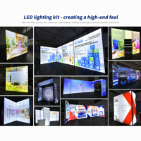 Stands d'exposition LED, stands publicitaires, stands promotionnels, stands de salon professionnel, boîtes lumineuses pour stands d'exposition