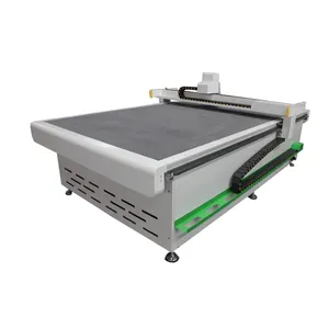 CNC Multi-layers Bag Leather PU Cutting Machine , Automatic Oscillating Knife Digital Cutter