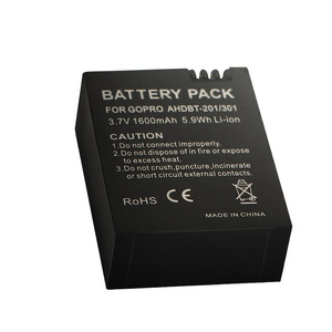 Batería AHDBT-301 de 1600mAh para Cámara de Acción GoPro Hero 3 Hero 3+, Certificación CE RoHS, Venta al Por Mayor, Alta Capacidad - Product Image 5