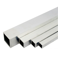 Tube carré en acier inoxydable sans soudure de haute qualité 201 304 310S 410 430 2205 Duplex 2507 Finition miroir Poli Soudable