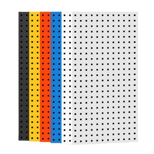 Steel Metal <strong>Peg</strong> Board Wall Shelf for Gaming Organizer Black White Red Hooks Tool <strong>Pegboard</strong> with Control Mount for Wall - Product Image 1