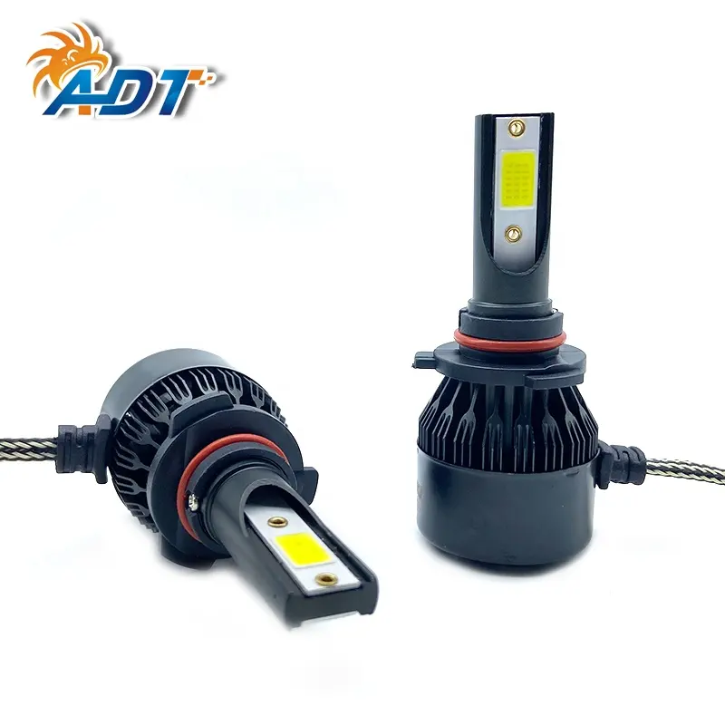 ADT Mini H11 COBLEDヘッドライト電球18w8000lm白色LED電球H4H13 9004 9007 FOGドライビングライト自動車用オートバイ