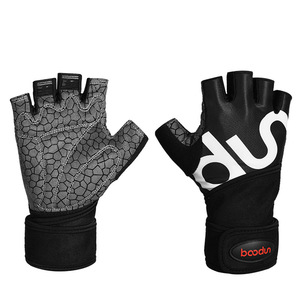 Guantes de Fitness Bcodin de Cuero PU Transpirables para Levantamiento de Pesas, Gimnasio, Entrenamiento, Protección de Palmas para Hombres, Mujeres, Unisex - Product Image 1