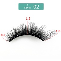 Prix d'usine Fournisseur en gros de cils Faux vison 3D en bande Cils synthétiques doux et vaporeux Cils en fibres de soie 3D