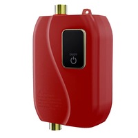 Calentador de agua sin tanque genérico, calentador de agua instantáneo de acero inoxidable de plástico eléctrico debajo del fregadero, mini calentador de agua,