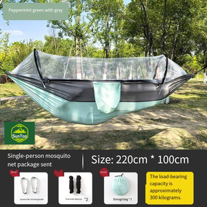 Fabbrica rende all'aperto zanzariera amaca/doppia amaca da campeggio, adatta per viaggi in campagna all'aperto - Product Image 4