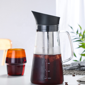 <span class=keywords><strong>Infuseur</strong></span> <span class=keywords><strong>à</strong></span> thé pour cafetière glacée hermétique Cold Brew <span class=keywords><strong>avec</strong></span> bec verseur <span class=keywords><strong>Carafe</strong></span> en verre de 34oz <span class=keywords><strong>avec</strong></span> filtre amovible en acier inoxydable - Product Image 6