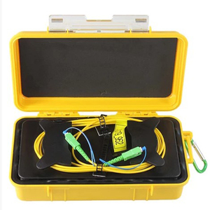 Caja de lanzamiento OTDR con logotipo personalizado, 1km 2km, para fibra SM, tipo anillo, SC APC UPC, para herramienta de eliminación de zona muerta de fibra óptica - Product Image 2