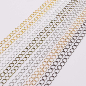O-Chain Jewelry Findings <b>Copper</b> Clad Iron Silver Gold Rhodium Gun Black Antique Bronze For <b>Bracelet</b> Making 10 Pieces - Product Image 1