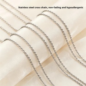 <span class=keywords><strong>Collier</strong></span> initial A-Z en zircon pavé pour femme, pendentif alphabet en acier titane, bijoux de mode, vente en gros - Product Image 3