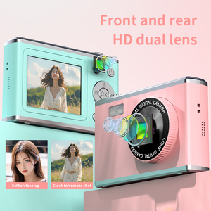 Appareil photo numérique compact rétro <span class=keywords><strong>vintage</strong></span> HD 64MP 2,4 pouces avec zoom 8X, caméscope de poche CCD avec flash pour étudiants, enregistreur Y25 B1 - Product Image 5