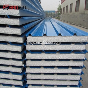 Facile à installer, résistant à l'eau, <span class=keywords><strong>isolation</strong></span> thermique, faible coût, panneau sandwich en acier de 0,5 mm, surface en EPS, toiture - Product Image 5
