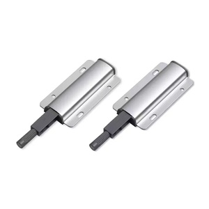 Loquet <span class=keywords><strong>coulissant</strong></span> moderne réglable en alliage d'aluminium et plastique, dispositif de fermeture de porte à rebond, forte attraction magnétique, pour chambre à coucher - Product Image 1