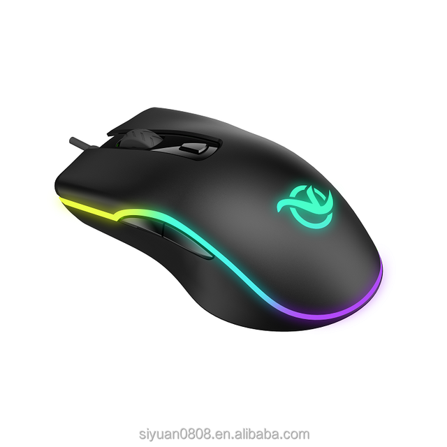OEM ODM Customizable Big Brand Gaming Mouse USB Optical 3D Ergonomic Waterproof 7-Button Programmable Rechargeable RGB Wired