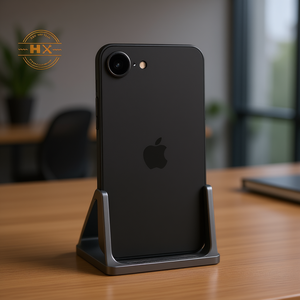 Carcasa Trasera Negra para iPhone 16e con Soporte Metálico Integrado y Protector de Lente, Accesorio para Teléfono Móvil - Product Image 3