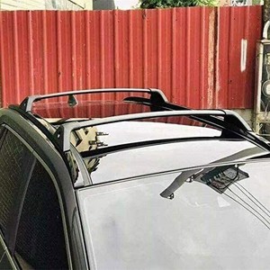 2 uds portaequipajes de aluminio para techo, barra transversal, compatible con <span class=keywords><strong>Toyota</strong></span> <span class=keywords><strong>RAV4</strong></span> 2019-2022 - Product Image 2