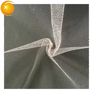 40D Polyester Weiß Hart Steif Mesh Schleier Kinder Tüll Stoff Für Hochzeits dekoration Brautkleid Stoff