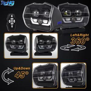 ไฟฉายเลเซอร์ LED ควบคุมระยะไกลแบบหมุนได้ 360 องศาของ EU ความสว่างสูง สำหรับเรือ - Product Image 2