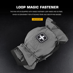 WOSPORT Kits IFAK à déploiement rapide Sac médical MOLLE de taille moyenne pour ceinture CS Gilet Accessoires de chasse - Product Image 6
