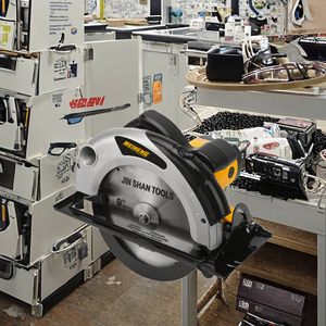 Scie circulaire à bois portative YUFU, 1800W, 235mm, à batterie lithium, qualité industrielle, coupe humide, garantie 3 ans, vente en gros usine - Product Image 3