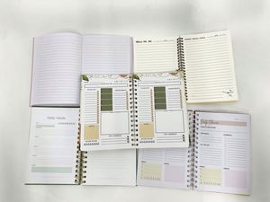 Custom Leather A5 Hardcover Weekly Journal Goals Planner <b>Gift</b> - Product Image 3