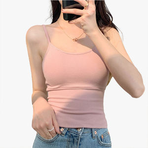 เสื้อกล้ามสตรีแบบมีฟองน้ำเสริมทรง สายเดี่ยว ทรงสปอร์ต โชว์หลัง สวยงาม เหมาะสำหรับใส่เป็นเสื้อซับใน ใส่เป็นเสื้อตัวใน ใส่เป็นเสื้อตัวนอก ทรงครอป - Product Image 3