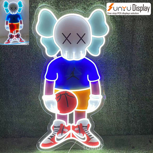 Enseigne au néon LED d'intérieur personnalisée <span class=keywords><strong>de</strong></span> conception libre jeu d'enseigne au néon lettre 3D Anime effets visuels - Product Image 4