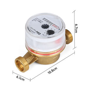 1/2 inch, 1,5 m³/u R80 enkelvloeistof, volledig koperen schroefverbinding huishoudelijke koud- en warmwatermeter - Product Image 4
