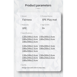 Công bằng trẻ em hai mặt không độc hại đồ chơi lớn mô hình hoạt hình sàn Pad Thảm XPE bọt bé bò chơi <span class=keywords><strong>Mat</strong></span> - Product Image 5