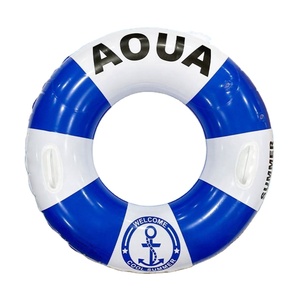 Flotador de Natación Doble con Rayas y Doble Cámara de Aire, Flotadores Inflables para Brazos de Adultos para Seguridad Acuática con Asas - Product Image 2