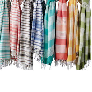 Venta al por mayor de toallas de playa sólidas de algodón ligero de secado rápido a granel - Product Image 1