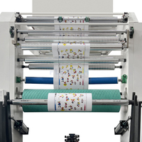 Machine d'impression flexographique haute précision 4/6 couleurs pour sacs en papier kraft en rouleau de 1600 mm/1800 mm pour larges bandes imprimées