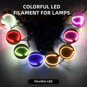 Shinechip linh hoạt <span class=keywords><strong>LED</strong></span> Edison bóng đèn 40mm-600mm sợi 3V-24V Đèn Phụ kiện màu sắc linh hoạt DC cung cấp điện cho cảnh quan - Product Image 2