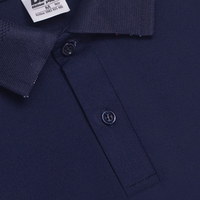 Polo unisexe à manches courtes et col côtelé, fabriqué en mélange de polyester et de coton durable pour le confort et la longévité