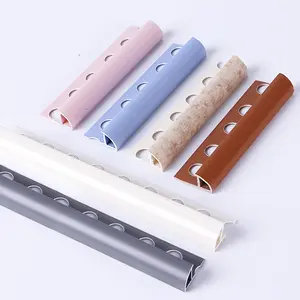 Foshan FSF Schützen Sie die Kante der Wand Keramik 12mm bunte Boden rand PVC Kunststoff fliesen Schutz fliesen Verkleidung Ecke für Wand