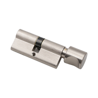 Cylindre de serrure Eruo en alliage de Zinc antivol de haute qualité à bas prix avec bouton 68mm Upvc cylindre de serrure de porte ronde interrupteur de verrouillage Hover