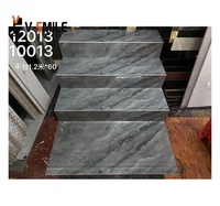 Motif de marbre pour escalier et élévation, carrelage d'escalier, aspect marbre, pas avec rainure, carrelage nasal