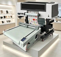 Imprimante numérique UV DTF à plat A3 G-Printing avec tête d'impression I3200 pour impression sans bordure, idéale pour usage domestique sur tissu, largeur 60 cm